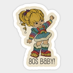 80's Baby! - Rainbow Brite Sticker